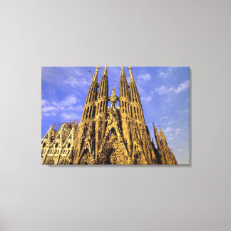 Europa, Spanje, Barcelona, Sagrada Familia Canvas Afdruk