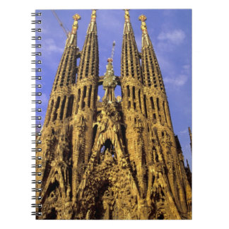 Europa, Spanje, Barcelona, Sagrada Familia Notitieboek