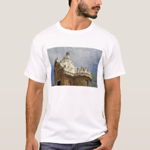 Europa, Spanje, Catalonië, Barcelona. Park Guell, T-shirt