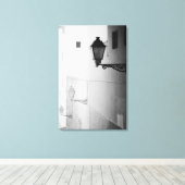 Europa, Spanje, Mallorca. Streelights, Palma Canvas Afdruk (Insitu (Houten vloer))
