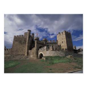 Europa, Spanje, Ponferrada, Leon. Tempeliers Foto Afdruk