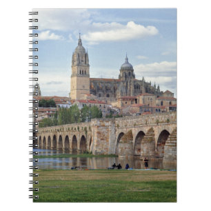 Europa, Spanje, Salamanca. De Romeinse brug over Notitieboek