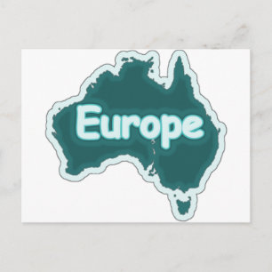 Europa? Stomme Funny Briefkaart
