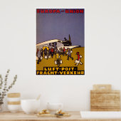 Europa-Union Luft Post Poster (Keuken)