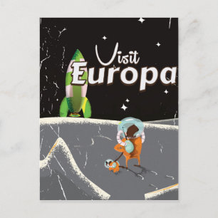 Europa vintage reisposter briefkaart