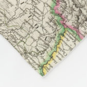 Europa - Zuidoost Fleece Deken (Hoek)