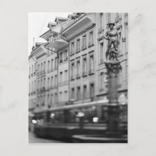 Europa, Zwitserland, Bern. Tram, Marktgasse Briefkaart