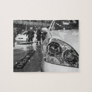Europa, Zwitserland, Genève. Autosalon van Genève; Legpuzzel