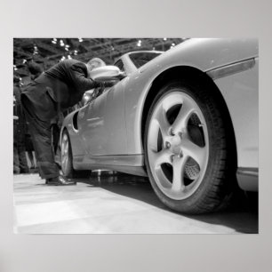 Europa, Zwitserland, Genève. Autosalon van Genève; Poster