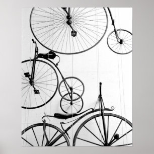 Europa, Zwitserland, Luzern. Fiets tentoonstelling Poster