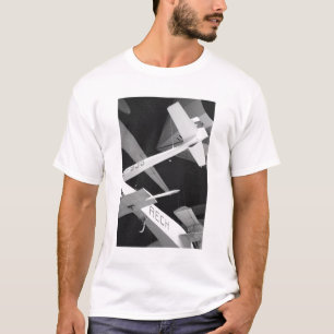 Europa, Zwitserland, Luzern. Lucht zweefvliegtuig T-shirt