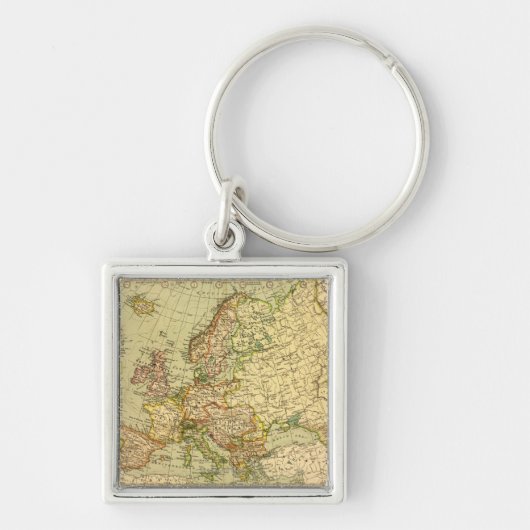 EuropaPanoramaEurope 3 Sleutelhanger (Voorkant)