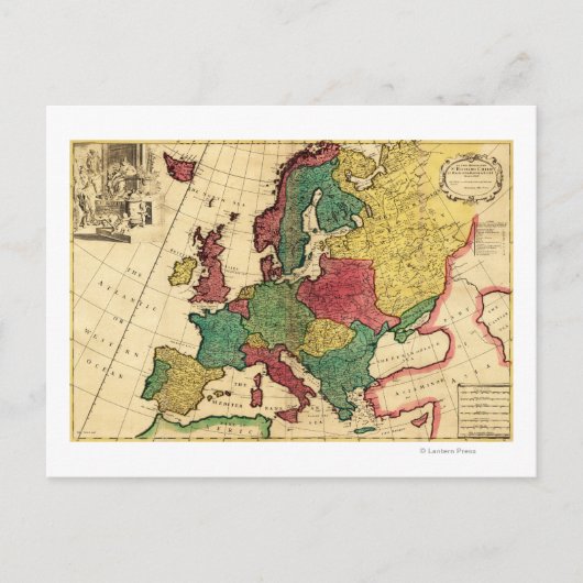 EuropaPanoramaEurope Briefkaart (Voorkant)