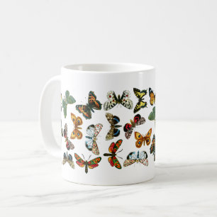 Europa's beste Butterflies en Moths Collage Koffiemok