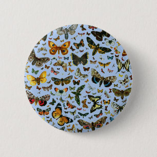 Europa's beste Butterflies en Moths Collage Ronde Button 5,7 Cm