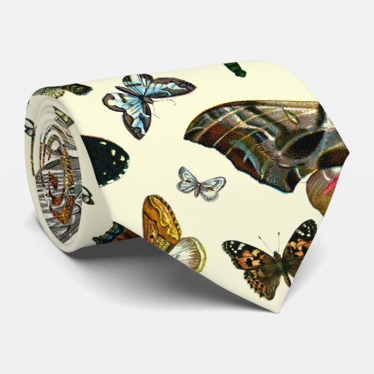 Europa's beste Butterflies en Moths Collage Stropdas (Opgerold)