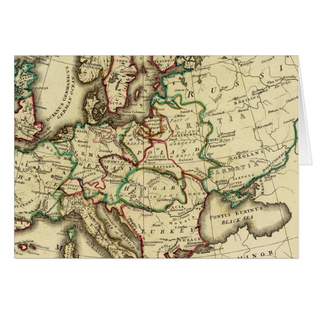 Europe ancienne, moderne (Devant horizontal)