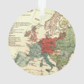 Europe Carte Pays Antique Mondiale (dos)