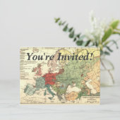 Europe Carte Pays Antique Mondiale (Debout devant)