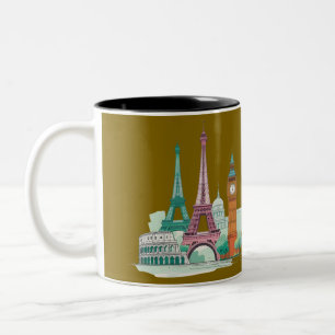 Europe emblématique : Panorama Mug