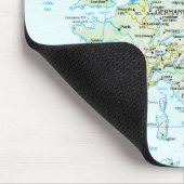 Europe Map Mousepad Muismat (Hoek)