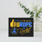 Europe Rocks ! carte postale (Debout devant)