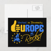 Europe Rocks ! carte postale (Devant / Derrière)
