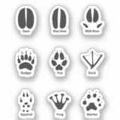 Europe Titres animaux Set Stickers (Recto)