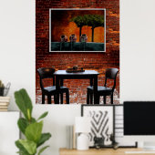 European Bistro Poster (Thuiskantoor)