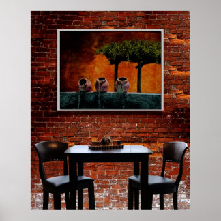 European Bistro Poster