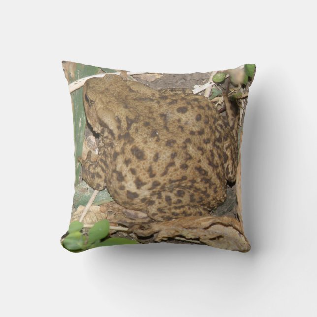 European Common Toad Pillow Kussen (Voorkant)