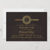 European Elegance Graduation Invitation (Devant)
