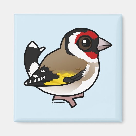 European Goldfinch Magneet (Voorkant)
