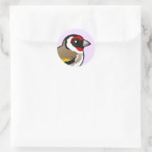 European Goldfinch Ronde Sticker (Tas)
