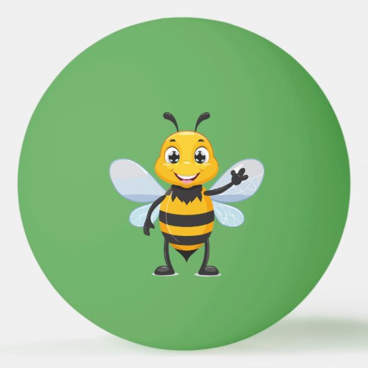 European honey bee pingpongballen (Voorkant)