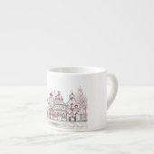 European Kerstwinkels Espresso Cup Kop (Voorkant rechts)