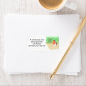 European Robin in Watercolor, Address Labels (Insitu)
