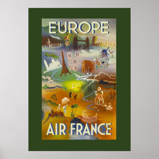 European Travel Poster (Voorkant)