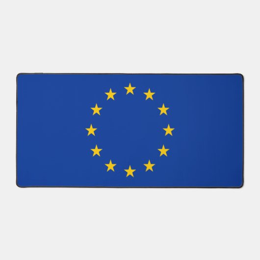 European Union flag custom desk mat (Recto)