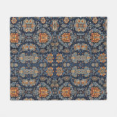 Europees  bloemmotief fleece deken (Voorkant (Horizontaal))