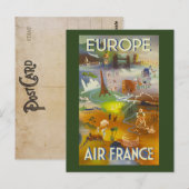 Europees Briefkaart voor reizen (Voorkant / Achterkant)