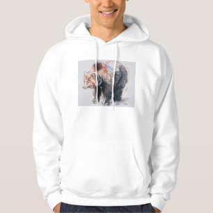 Europees bruin Beer 2001 Hoodie