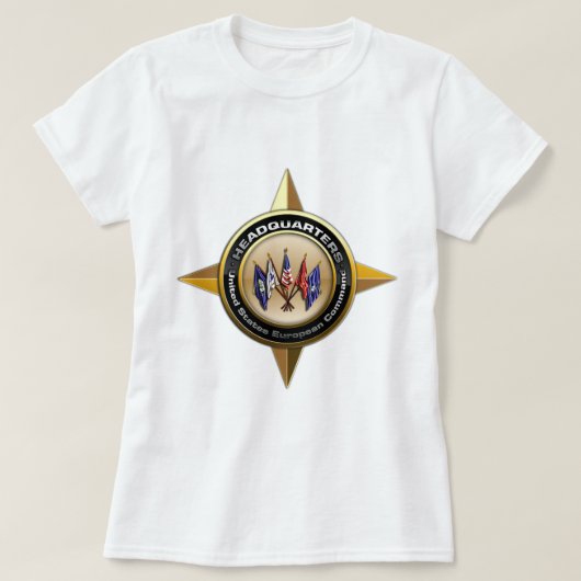 Europees commando Verenigde Staten T-shirt (Design voorkant)