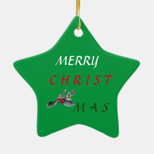 Europees Holly Ornament (Achterkant)