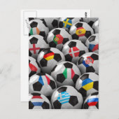 Europees kampioenschap voetbal 2012 briefkaart (Voorkant / Achterkant)