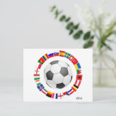 Europees kampioenschap voetbal Football 2016 Briefkaart (Staand voorkant)