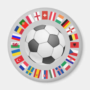 Europees kampioenschap voetbal Football 2016 Magneet