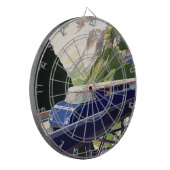  Europees treinverkeer Dartbord (Voorkant Links)