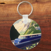  Europees treinverkeer Sleutelhanger (Voorkant)