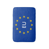 Europees vlaggenbadmat | Monogram badkamer Badmat (Voorkant Verticaal)